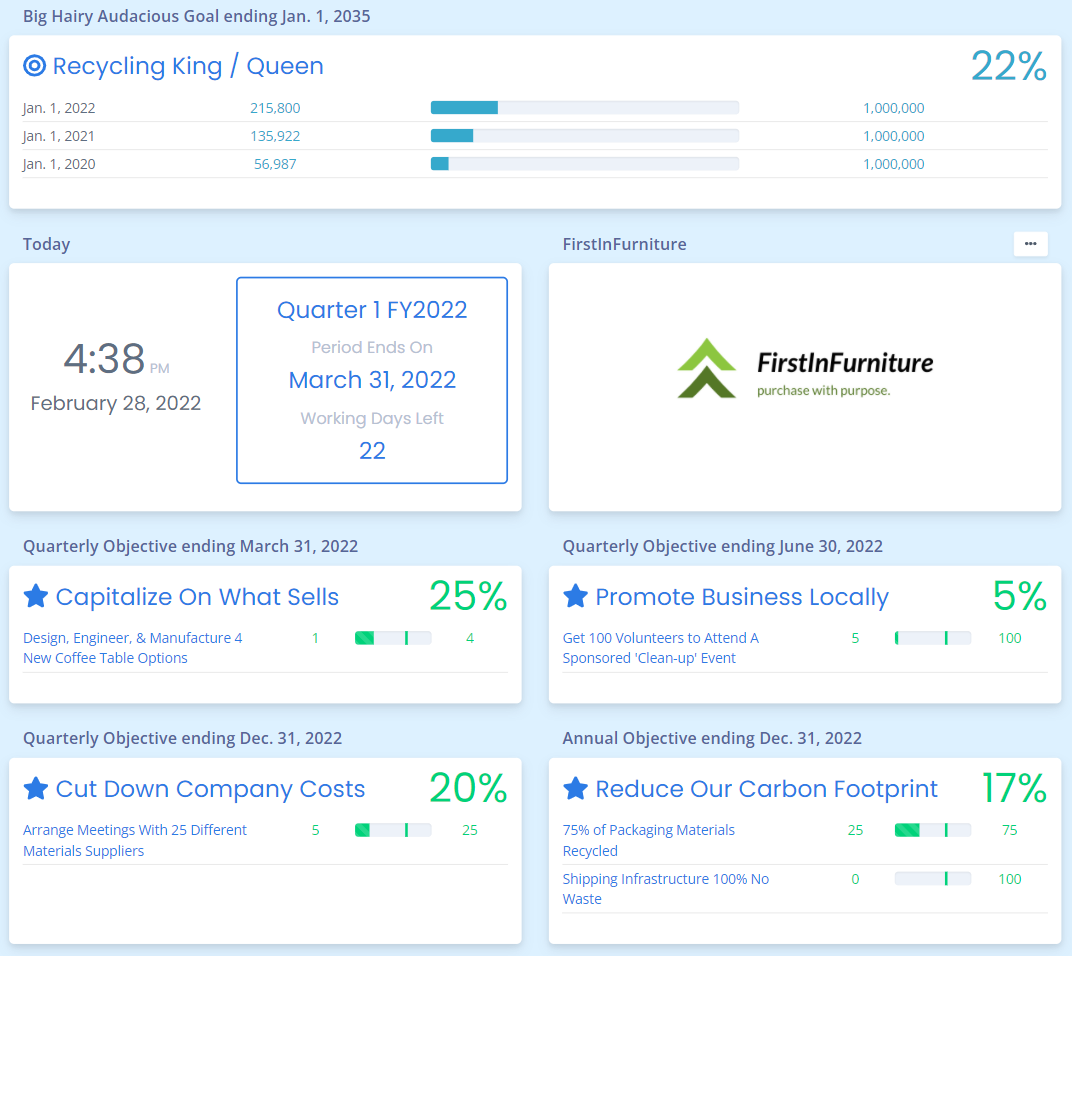 screenshot of Business Base